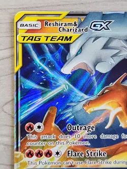 Pokemon Reshiram & Charizard GX 20/214 Sm-Unbroken Bonds Holo LP English - Image 2