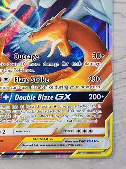 Pokemon Reshiram & Charizard GX 20/214 Sm-Unbroken Bonds Holo LP English - Image 5