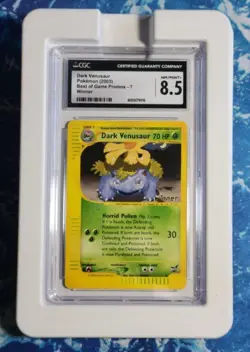Dark Venusaur 2003 Winner, CGC 8.5 NM/MINT, Pokemon Best of Game Promos - Image 1