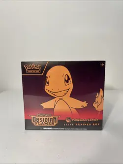 Obsidian Flames Pokemon Center ETB Elite Trainer Box Scarlet & Violet Sealed New - Image 1