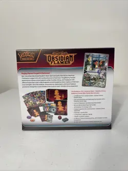 Obsidian Flames Pokemon Center ETB Elite Trainer Box Scarlet & Violet Sealed New - Image 4