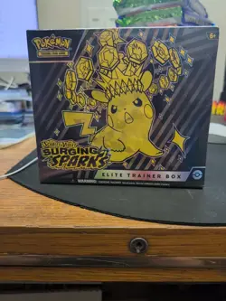 Pokemon TCG Scarlet & Violet Surging Sparks Pokemon Elite Trainer Box ETB - Image 1