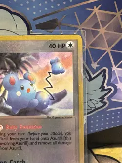 Pokemon TCG Card - Azurill - Sandstorm 31/100 Uncommon - Reverse Holo LP/MP - Image 3