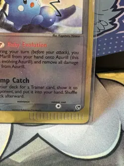Pokemon TCG Card - Azurill - Sandstorm 31/100 Uncommon - Reverse Holo LP/MP - Image 4