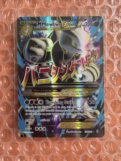 Pokemon Mega Mewtwo EX Fullart 159/162 Breakthrough Near-Mint Condition - Image 1