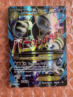 Pokemon Mega Mewtwo EX Fullart 159/162 Breakthrough Near-Mint Condition - Image 3