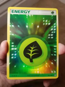 2007 POKEMON EX POWER KEEPERS GRASS ENERGY HOLO CARD 103/108 - Image 1