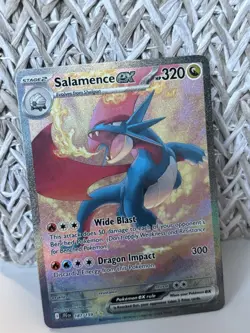 Pokemon Secret Illustration Rare Salamence ex 187/159 Sv09: Journey Together - Image 1