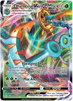Pokemon Dhelmise VMAX - 010/072 - Ultra Rare NM-Mint Shining Fates - Image 1
