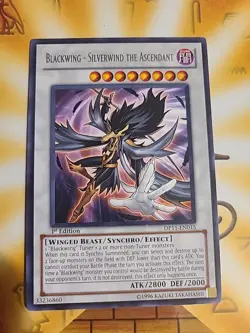 Yu-Gi-Oh TCG Blackwing - Silverwind the Ascendant DP11-EN015 1st Edition - Image 1