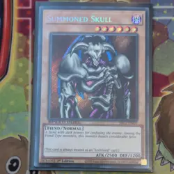 Summoned Skull - Secret Rare 1st Edition SBC1-ENI01 Mint YuGiOh Card - Image 1