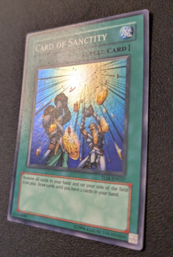 Card of Sanctity TLM-EN037 Unlimited Edition Super Rare LP Yugioh - Image 2