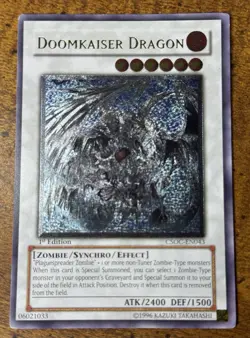Yu-Gi-Oh Doomkaiser Dragon Ultimate Rare 1st Edition CSOC-EN043 Card NM - Image 1