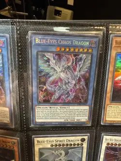 Yu-Gi-Oh! TCG Blue-Eyes Chaos Dragon Secret Rare Holo - Image 1