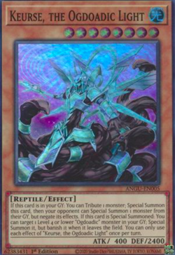 1X NM Keurse, the Ogdoadic Light - ANGU-EN005 - Super Rare 1st Edition yugioh - Image 1