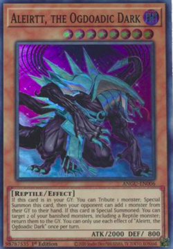 1X NM Aleirtt, the Ogdoadic Dark - ANGU-EN006 - Super Rare 1st Edition yugioh - Image 1