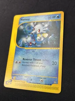 Horsea 85/147 - Aquapolis E-Series 2002 Non-Holo Pokemon Card - LP - Image 2