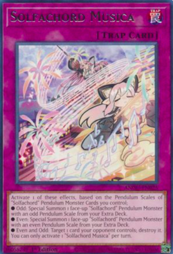 1X NM Solfachord Musica - ANGU-EN025 - Rare 1st Edition yugioh - Image 1