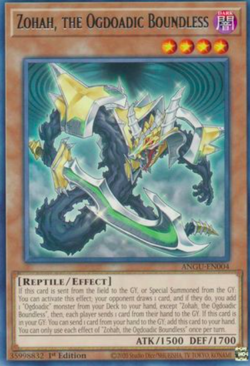 1X NM Zohah, the Ogdoadic Boundless - ANGU-EN004 - Rare 1st Edition yugioh - Image 1