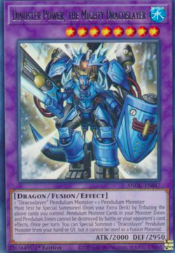 1X NM Dinoster Power, the Mighty Dracoslayer - ANGU-EN047 - Rare 1st Ed yugioh - Image 1
