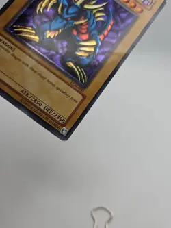 Tri-Horned Dragon LOB-000 Moderately Played Secret Rare Holo Yugioh Card 2002 - Image 4