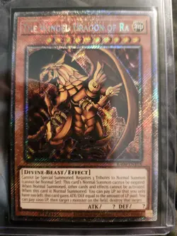 Yu-Gi-Oh! TCG: "The Winged Dragon of Ra" Platnium Secret Rare NM (RA04-EN118) - Image 1