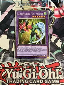 Elemental HERO Flame Wingman Platinum Secret Rare RA03-EN152 Yugioh - Image 1