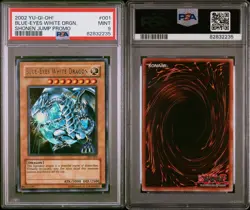 Yugioh Blue-Eyes White Dragon JMP-001 PSA 9 Mint Shonen Jump Promo 2002 Holo - Image 3