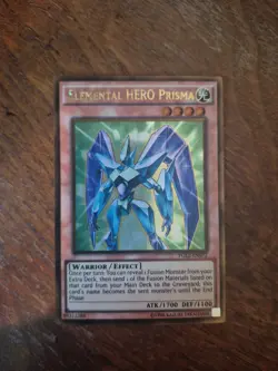 Yu-Gi-Oh! TCG Elemental HERO Prisma PGL2-EN072 Gold Rare 1st Edition NM - Image 1