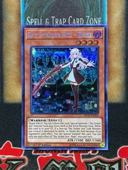Yugioh Sky Striker Ace - Raye MP19-EN259 Secret Rare 1st Ed NM - Image 1