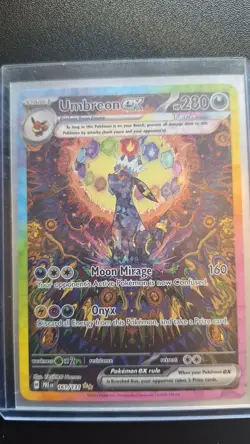 Pokemon TCG Prismatic Evolutions Umbreon EX Card 161/131 - Image 1