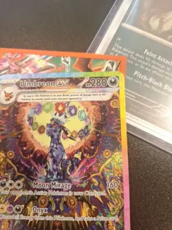Pokemon TCG Prismatic Evolutions Umbreon EX Card 161/131 - Image 3