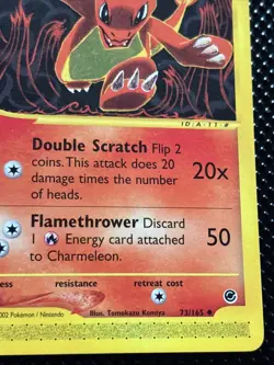 Pokemon TCG Charmeleon Expedition Card 73/165 Non-Holo Mint / Near Mint Clean - Image 4