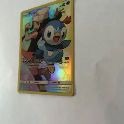 Pokemon TCG Piplup Holo Secret Rare Card Cosmic Eclipse 239/236 - Image 2