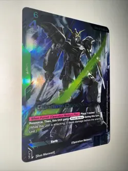 Gundam Deathscythe LR+ (Alt Art) GD01-025 Gundam Card Game TCG - Image 2