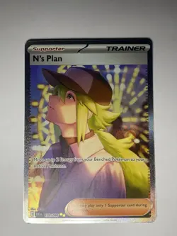 N's Plan - 170/086 Black Bolt Special Illustration Rare Full Art Pokemon Card - Image 2