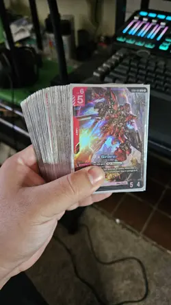 Gundam Card Game Zeon Rush Starter Deck FULLY Sleeved (English) - Image 1