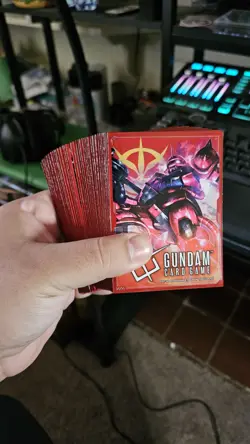 Gundam Card Game Zeon Rush Starter Deck FULLY Sleeved (English) - Image 2