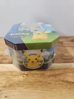 Pokemon Go Trading Card Tin 2022 Still Sealed New Pikachu - Image 5