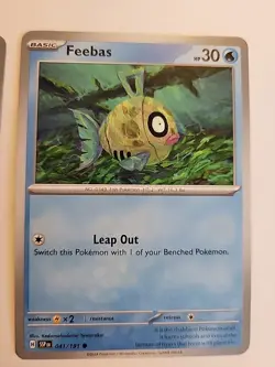 Pokemon TCG Surging Sparks Feebas Card 041/191 NM Condition Set Of 2 Cards - Image 3