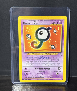 NM Pokemon UNOWN J Card BLACK STAR PROMO Set #38 Wizard of the Coast League WOTC - Image 1