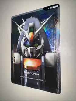GUNDAM TCG CARD GAME GD01 / R-007 C+ DUEL GUNDAM - RESOURCE - FOIL - Image 3