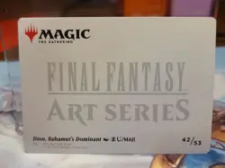 #42 Dion, Bahamut's Dominant Maji Final Fantasy Art Series MTG NM Card 42/53 - Image 2