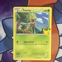 Pokemon Card Treecko 3/25 Non Holo Mcdonalds 25th Anniversary LP - Image 1
