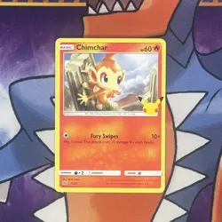 Pokemon Card Chimchar 12/25 Non Holo Mcdonalds 25th Anniversary NM - Image 1