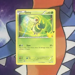 Pokemon Cards Snivy 5/25 McDonald's 25th Anniversary Non Holo Mint Card - Image 1