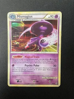 Mismagius 5/95 HGSS Unleashed Holo Rare Pokemon Card 2010 Vintage TCG LP - Image 1