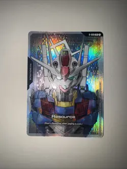 Gundam Card Game Gundam Aerial Foil Resource R-009 C+ English TCG CCG - Image 1