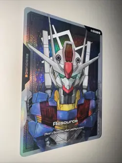 Gundam Card Game Gundam Aerial Foil Resource R-009 C+ English TCG CCG - Image 2