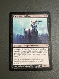 MTG Kalastria Highborn Worldwake 59/145 Regular Rare - Image 1
